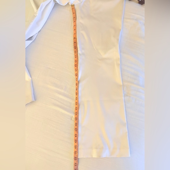 Express Editor White Satin Pants - Picture 7 of 7